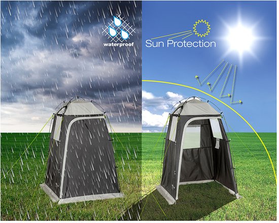 Brunner Cabina II NG - Schuurtent - Douchetent - Omkleedkamer - Kooktent - 140 x 140 x 205cm — afbeelding 3