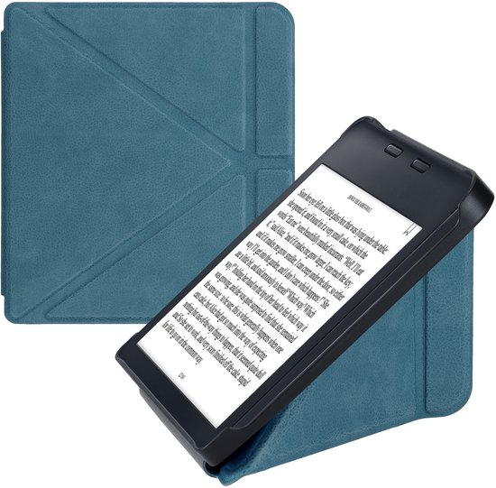 kwmobile cover for Kobo Libra 2 - Housse de protection pour liseuse en pétrole