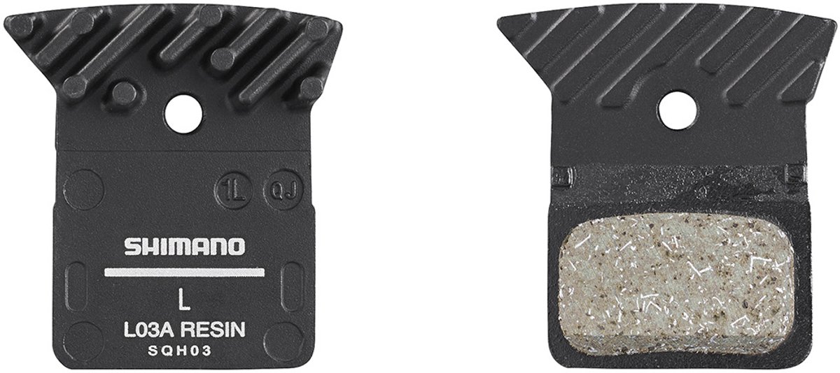 Shimano L05A-RF Series - Remblokken Schijfrem - Resin met Koelvin - GRX / Ultegra / 105 - Organisch