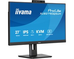 iiyama ProLite XUB2790QSUH-B2 - 27 inch - QHD - IPS - USB-Hub (3x) - Verstelbaar - Windows Hello Cam