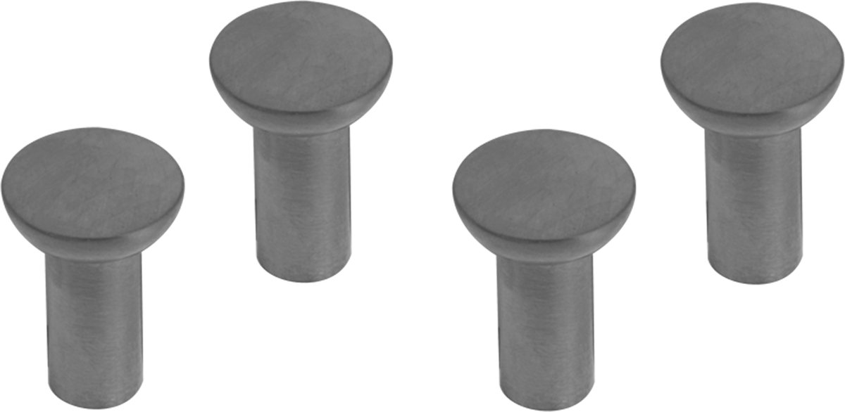 Differnz Eindhoven knop - 20 mm - gun metal