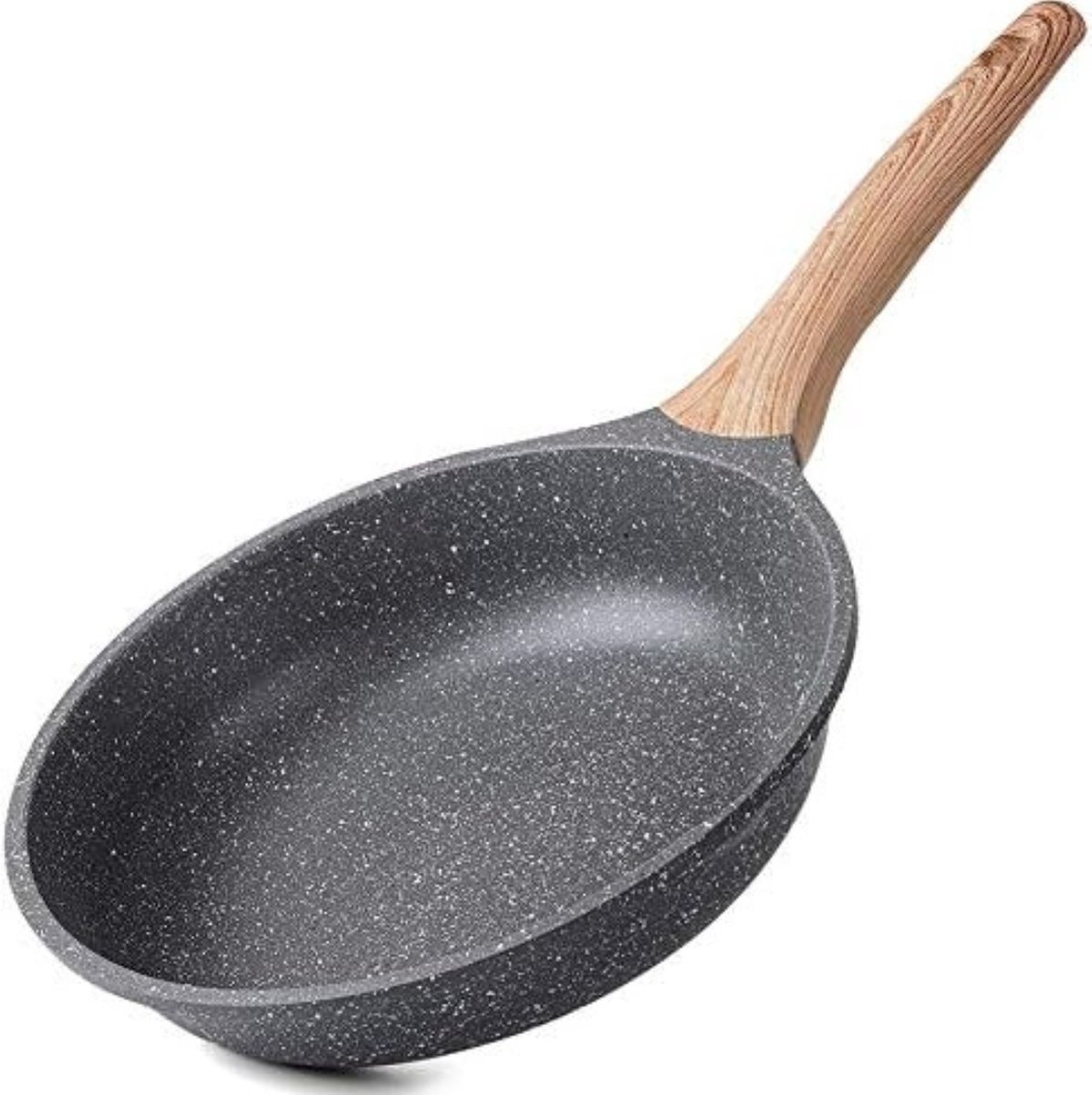 WNHB® Koekenpan inductie 28 cm - hapjespan met anti-aanbaklaag en glazen deksel