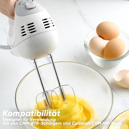 Set van 2 accessoires voor handmixer, universele garde, roestvrij
