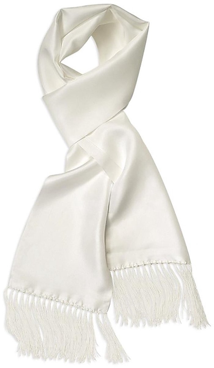 We Love Ties - Sjaals - Smokingsjaal wit - wit