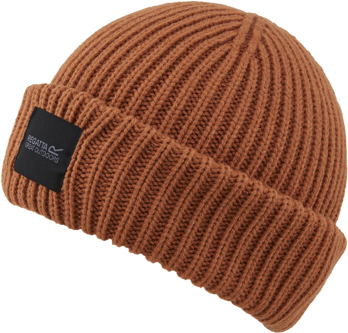 Connora gebreide unisex vissersbeanie muts Oranje