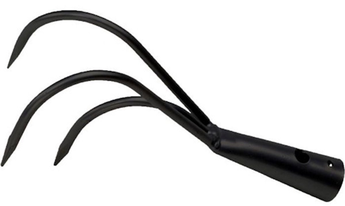 MM Eurotool Tuinkrabber 3 tanden zonder steel