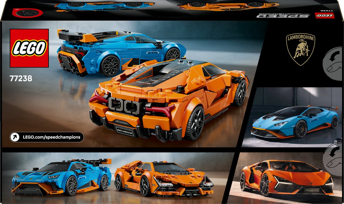 LEGO® Speed Champions Lamborghini Revuelto en Huracán STO - 77238 — afbeelding 14