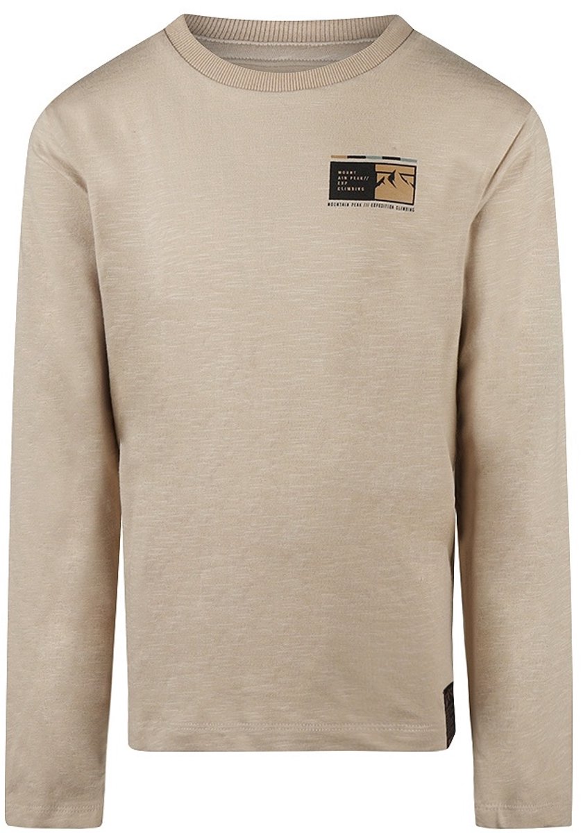 No Way Monday jongens longsleeve Light grey