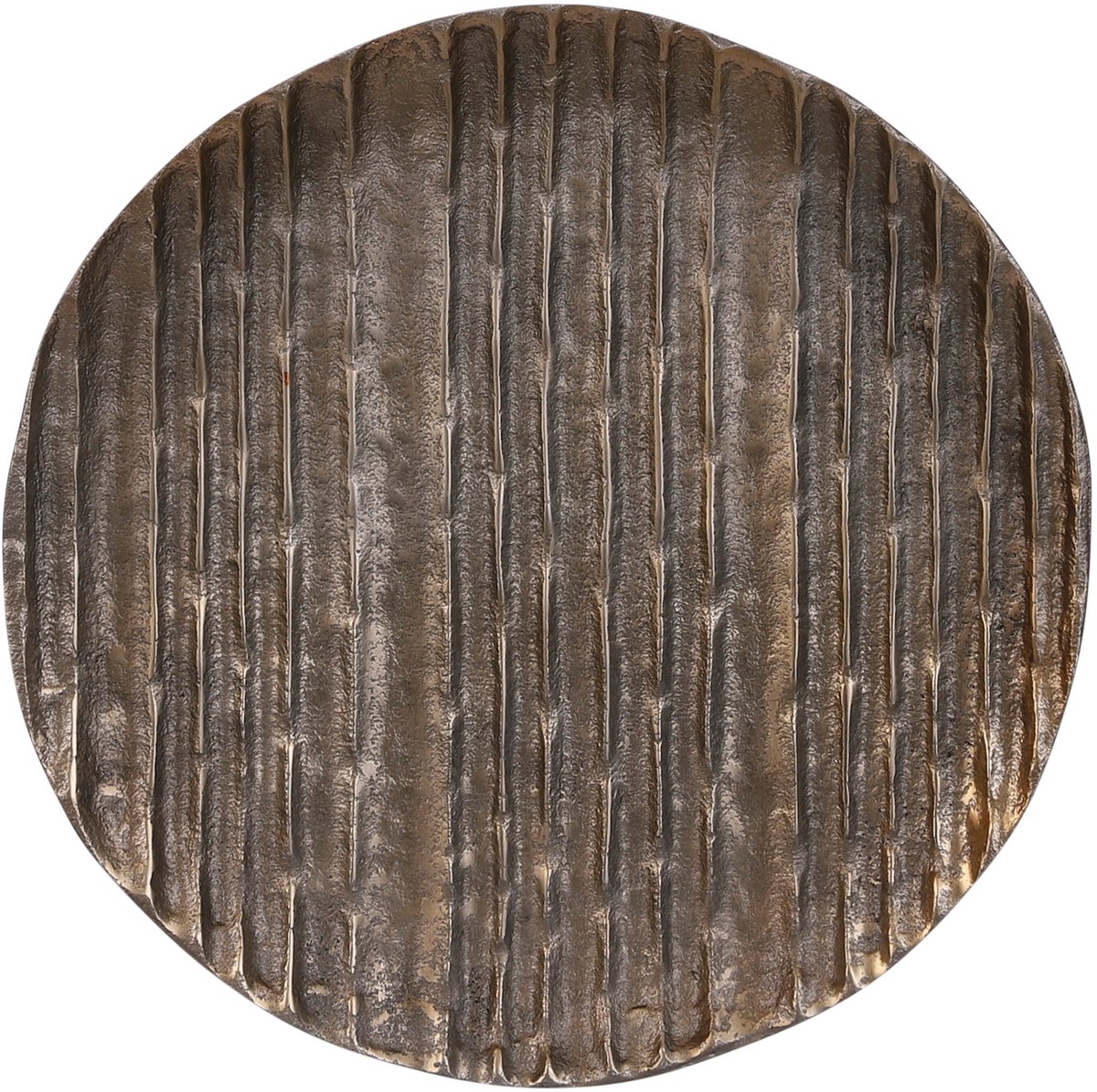Casa Vivante Calabria Decoratie Bord - Ø27 cm - Donkergoud