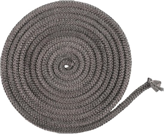 Zelfklevende Kacheldeurafdichting Glasvezel - Hittebestendig Tot 550°C 3 Meter Zwart