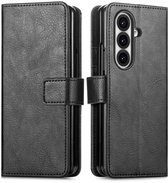 Étui imoshion - Compatible avec le Samsung Galaxy Z Fold 7 - Bookcase de Luxe - Zwart