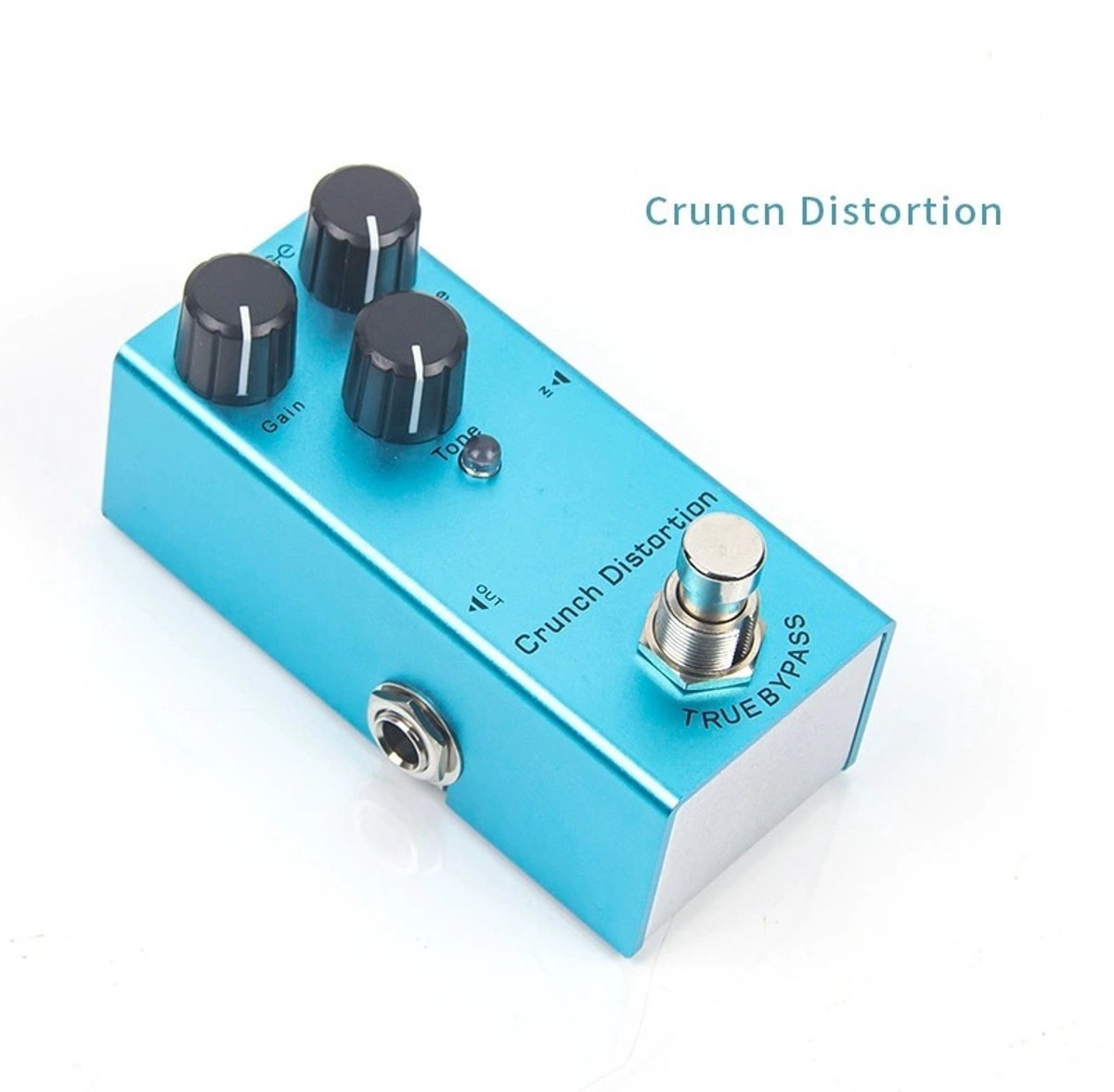 WK Crunch Distortion Elektrische Gitaarpedaal – Britse Rock Sound in een Compact Pedaal