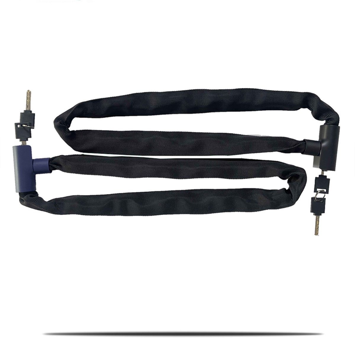 LLOCX® Kettingslot - Fietsslot - Gewicht 800 gram - Gehard Stalen Schakels - Easyclick - 100cm – foto 2