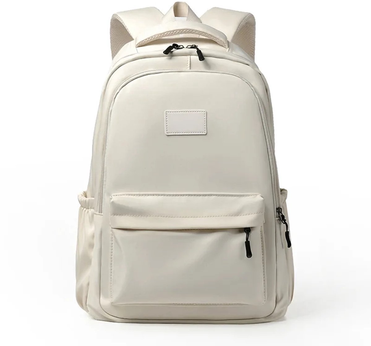 Without Lemon - Unisex Rugzak - Waterbestendig - School - Scholieren - Studenten - Outdoor - Laptop - Travel - Wit/Creme