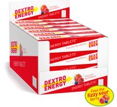 Dextro Energy Fizzy Sour Berry - 24 x 14 stuks - Druivensuiker Tabletten - Dextrose - Snelle Suikers - Extra Zuur + Fizzy effect