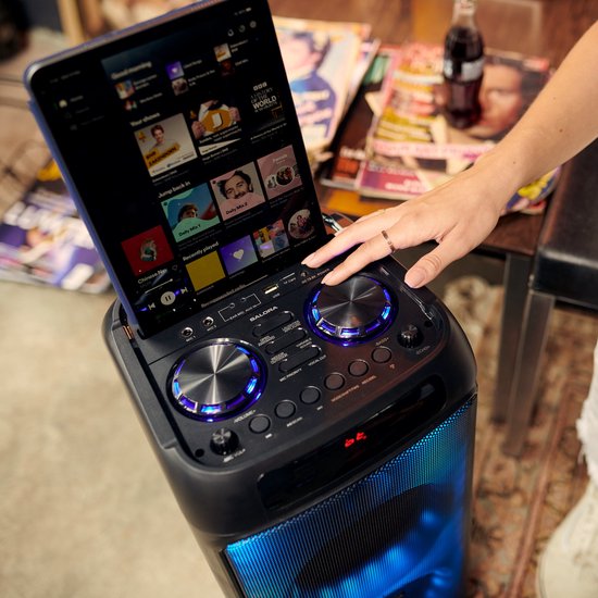 Salora PARTYBOX400 - Party Speaker - Box - Speakers - Partybox - 400 watt - LED verlichting - Bluetooth van Salora — afbeelding 5