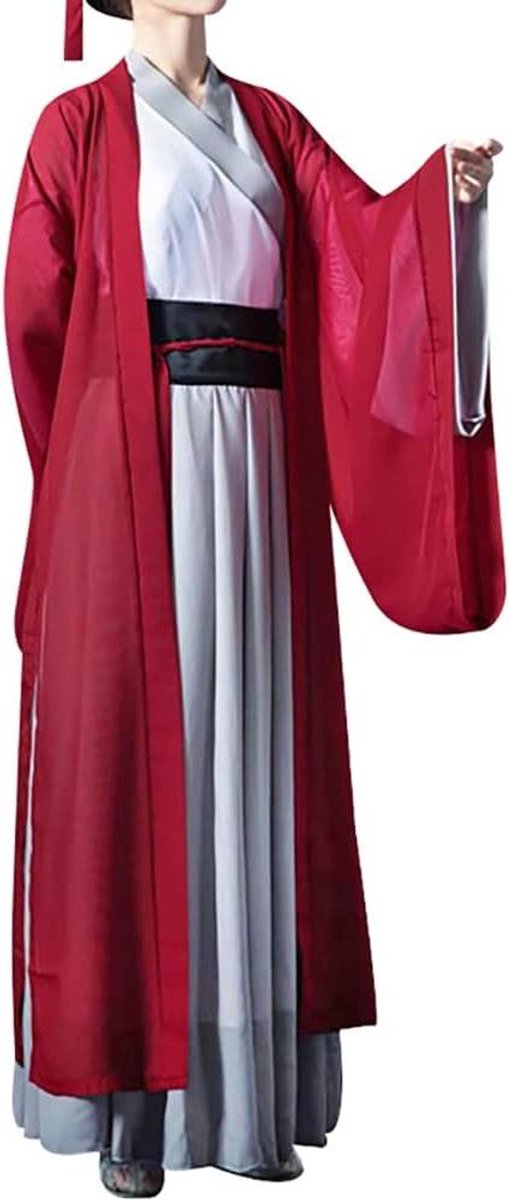 Allecto Plus - Traditionele Chinese Hanfu-kleding voor volwassenen - Tang-dynastiekostuum met zwaardvechtersthema.