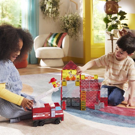 Magna-Tiles | Fire Station 50 Stuks Set — afbeelding 2