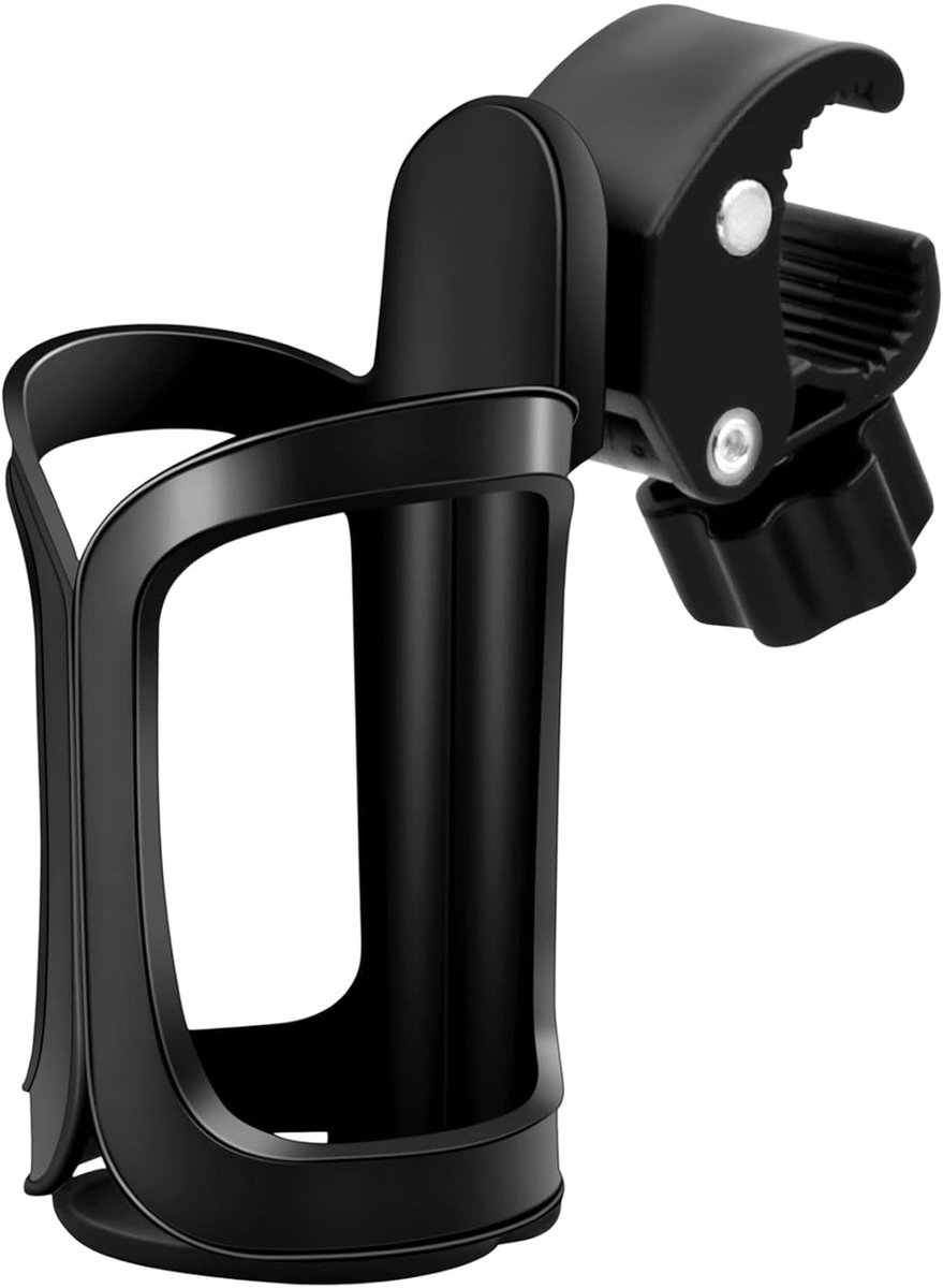 Fietsbidonhouder - lichtgewicht aluminium - zwart