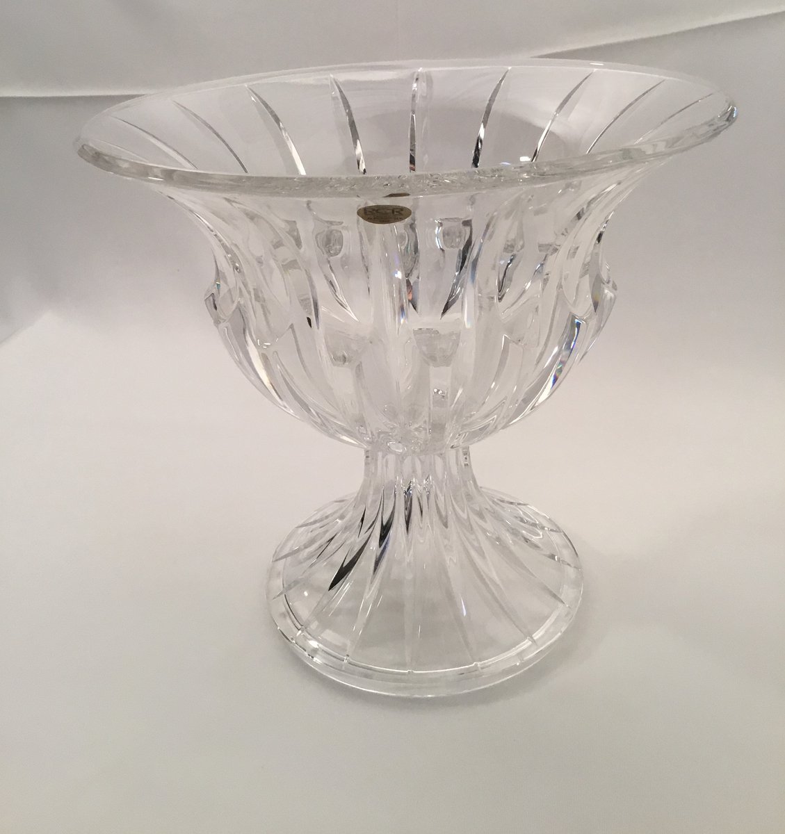 RCR Accordo kristal vaas op voet 26 cm