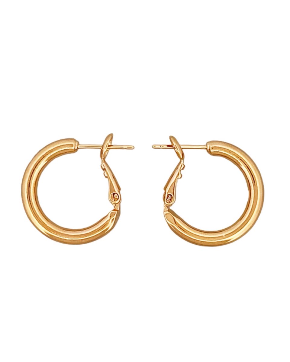 Cliste Couture - Gold Hoops 2cm - Oorbellen Set - Sieraden Vrouwen - Verguld - Oorbellen Set - Oorbellen Dames