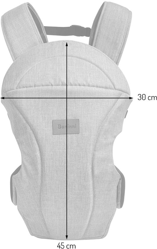 Baninni 3-in-1 Draagzak Sacco Luxe Zwart van Baninni — afbeelding 4