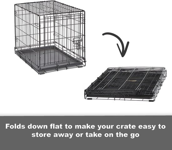MidWest Homes for Pets XS LifeStages Dubbele deur 60 cm opvouwbare