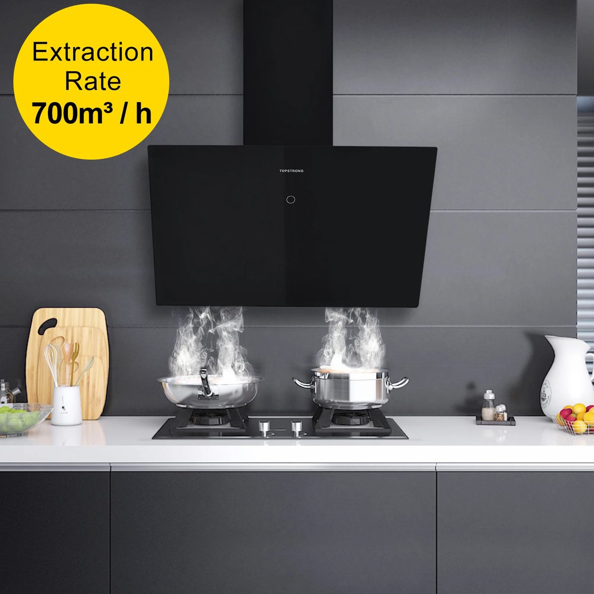 De beste onderbouw afzuigkap 60 cm van 2026! - Kookcomfort