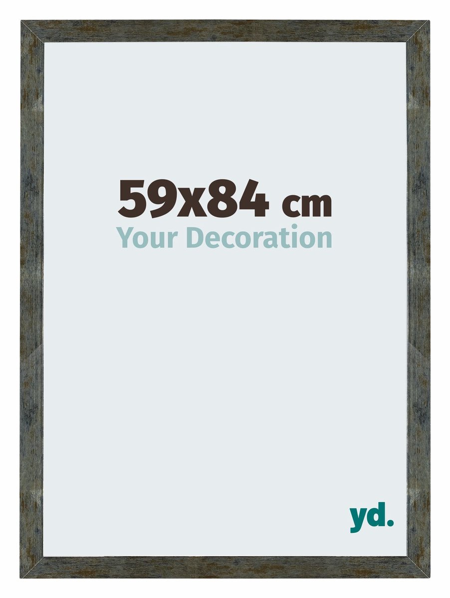yd. Your Decoration - Fotolijst 59x84 cm - MDF - Blauw Goud Gemeleerd - Mura