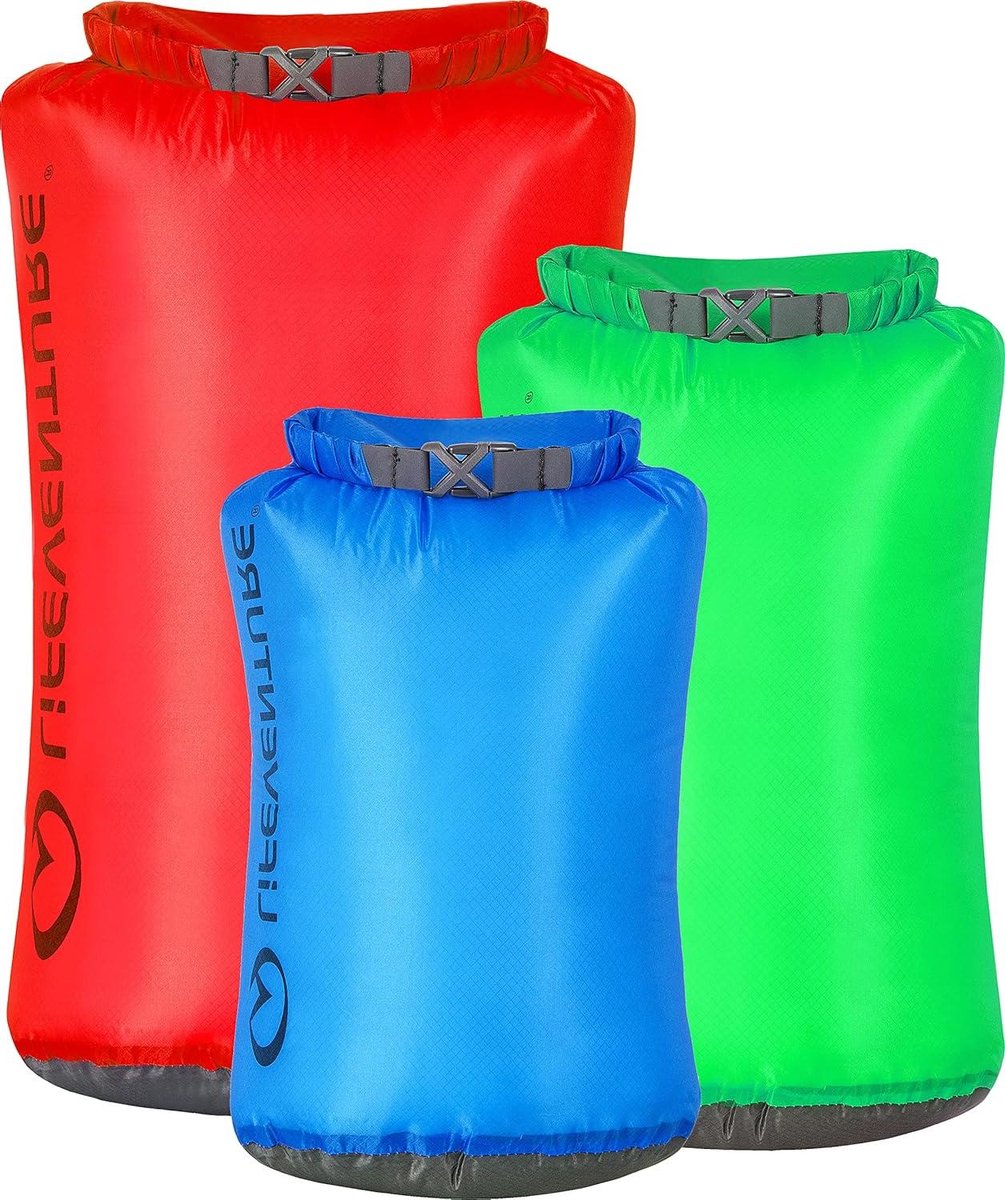 Ultralight Dry Bag Multi-Pack - Gesiliconiseerde scheur-stop stof met volledig getapete naden