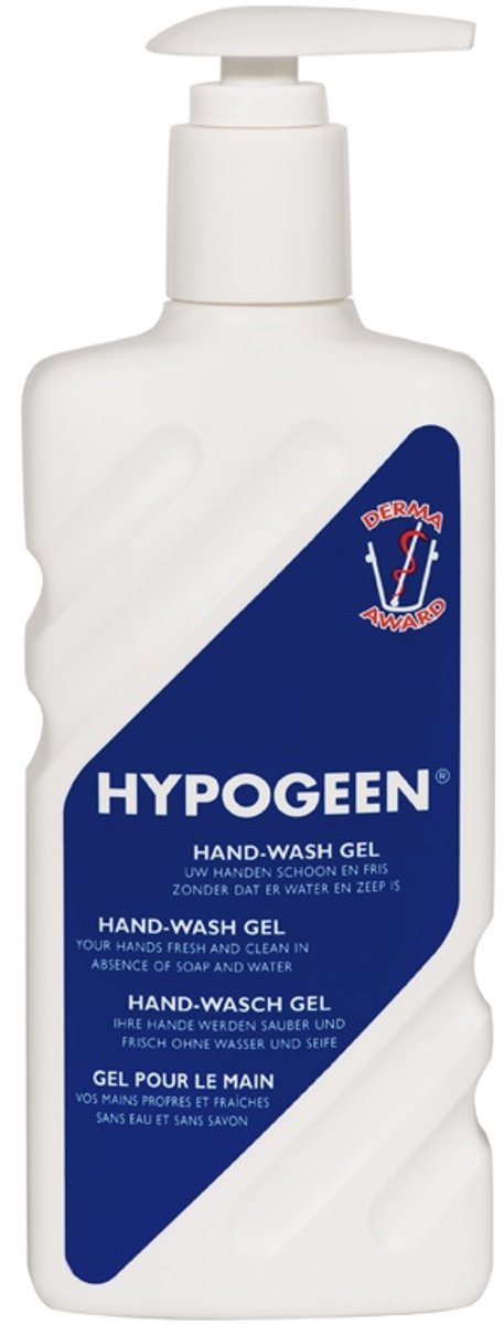Goedkoopste Hypogeen Handgel 300ml Pompflacon - 75 Alcohol - Milde Reiniging voor Gevoelige en Droge Handen – Met Glycerine, Hydrateert en Voorkomt Uitdroging – Vrij van Parfum en Kleurstoffen