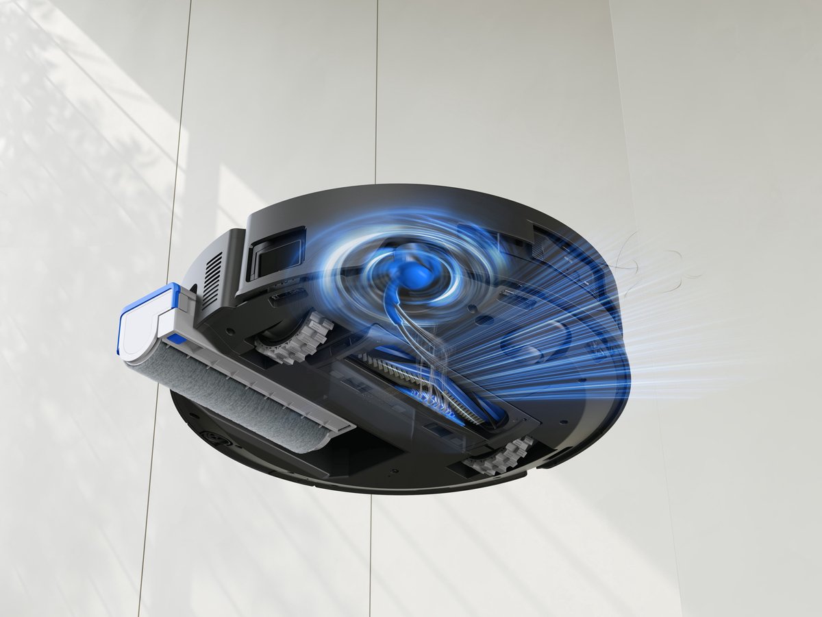ECOVACS - DEEBOT X9 PRO OMNI BLACK - Robotstofzuiger met Dweilfunctie - 16.600 Pa zuigkracht- Zelfreinigende Robotstofzuiger met Warmwater – Dweilsysteem - Automatisch Leegstation - Geschikt voor dierenharen — afbeelding 7