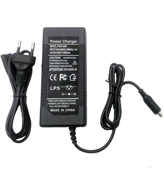 Chargeur de Scooter Électrique 42V 2A pour Xiaomi
