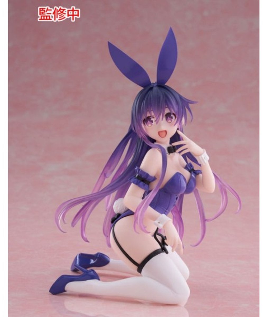 Date A Live V PVC Statue Desktop Cute Figure Tohka Yatogami Bunny Ver. 13 cm