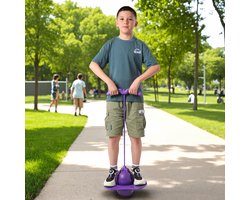 Pogo ball - kinderen - tot 100 kg - flexibel - paars