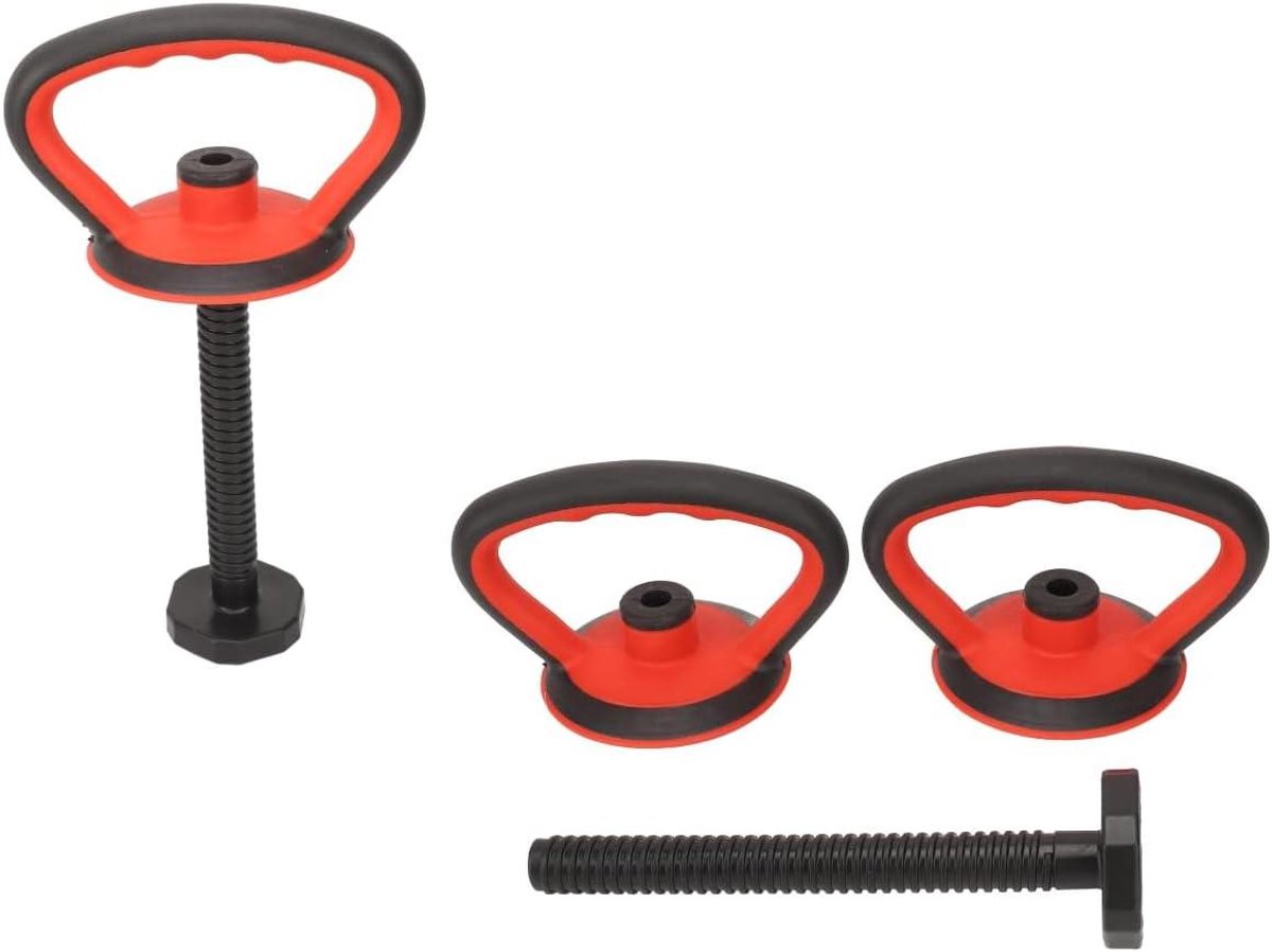 Verstelbare kettlebell set - gewichten voor krachttraining thuis - ergonomisch - accessoires - fitness - kettlebell training energiebesparing