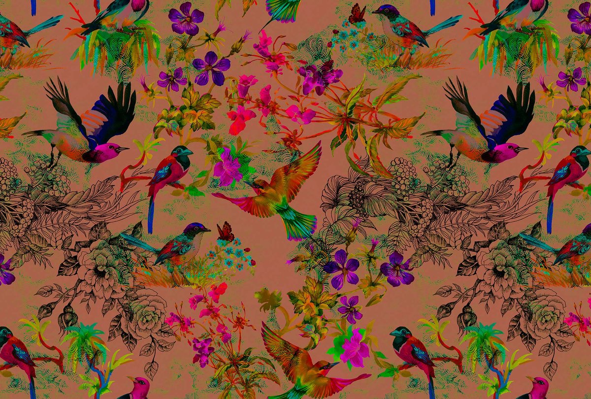 Behang walls by patel funcky birds 3