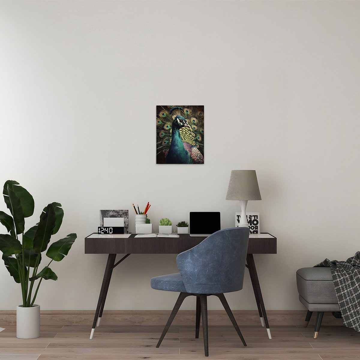 Canvas Peacock Portrait | DD133348