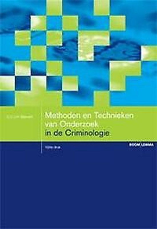 Methoden en technieken van onderzoek in de criminologie - cover