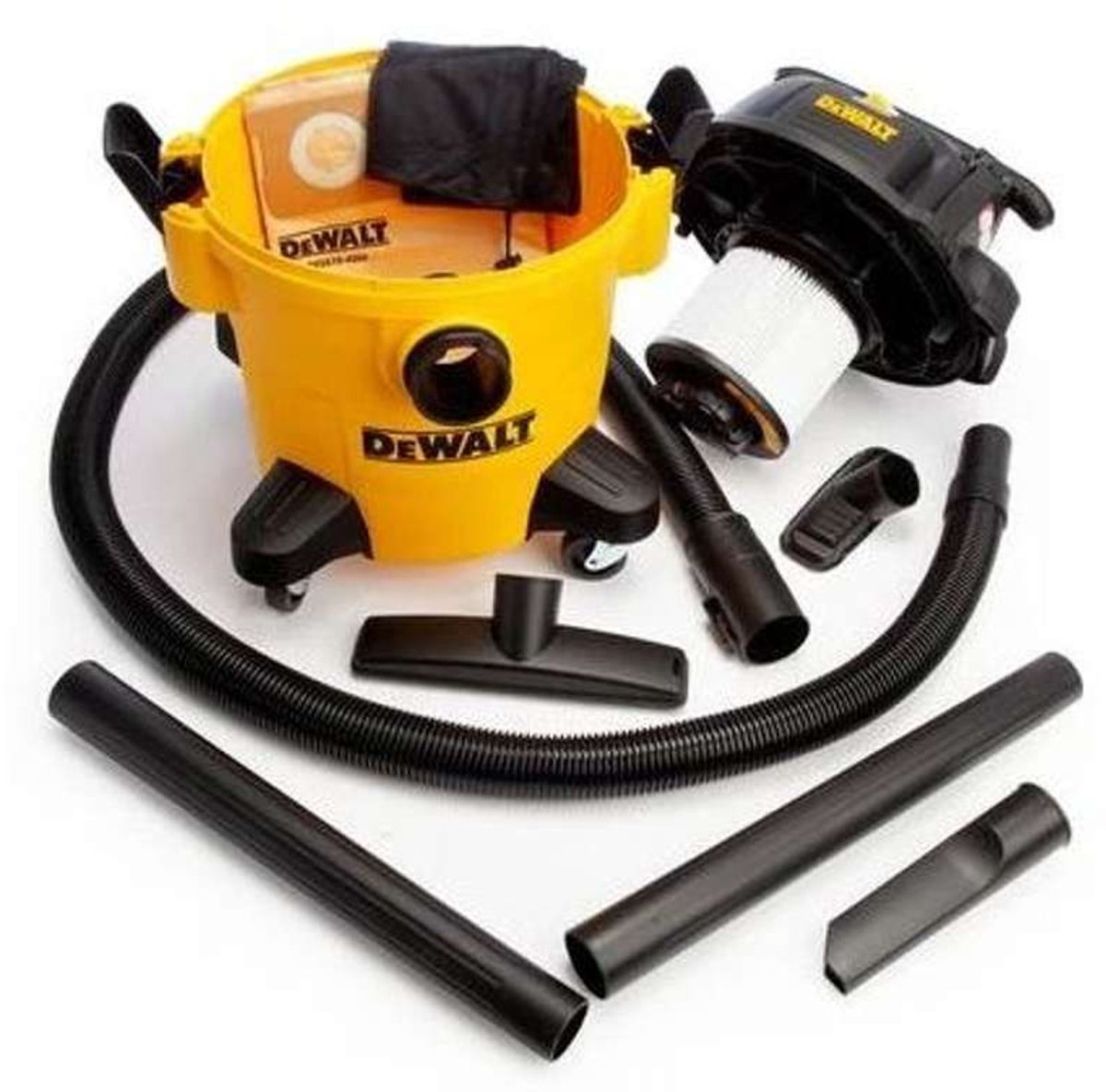 DeWALT - Industriële stofzuiger 1250 W, volume 23 l, met accessoires DEW100447