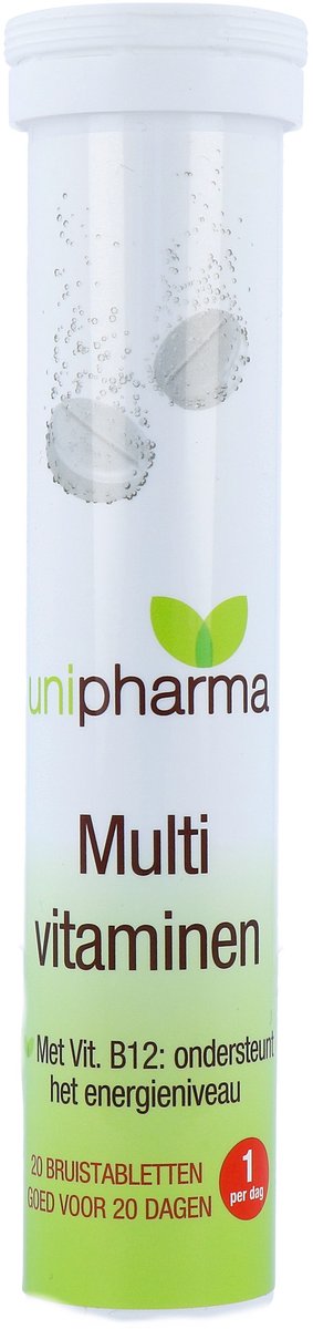 Unipharma Multivitaminen Bruistabletten - 20 tabletten