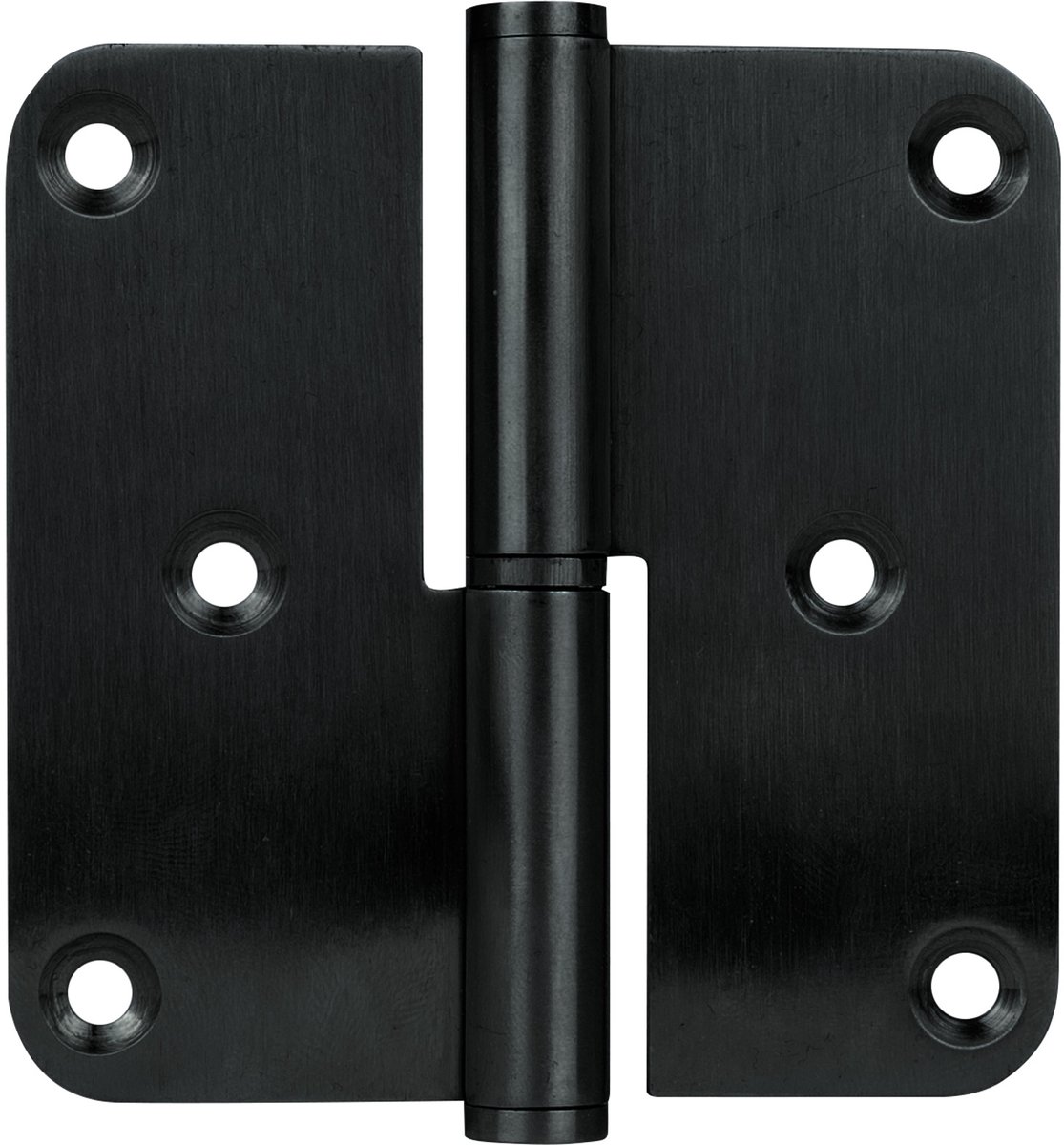 Wovar Bladpaumelle Zwart DIN Rechts 89 x 89 mm afgerond | Per Stuk
