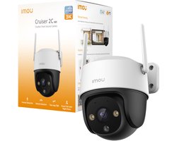 Imou Cruiser 2C 3K (5MP) - Télécaméra Wi-Fi Esterno Motorisée 360 ° - Vision nocturne en Colori, IP66, Traçage intelligent, Mouvement humain avec Faretto et Sirena, Audio bidirectionnel