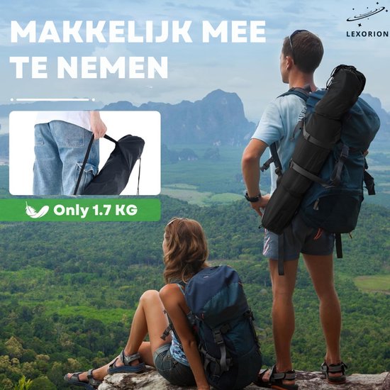 Lexorion Relax Campingstoel - Kampeerstoel - Campingstoelen Set van 4 - Opvouwbaar Campingstoel - Strandstoel - Draagvermogen 120 kg - Klapstoel - Vouwstoel - Camping - Kamperen - Visstoel - Klapstoelen - Festival Stoel - Zwart van Merkloos — afbeelding 5
