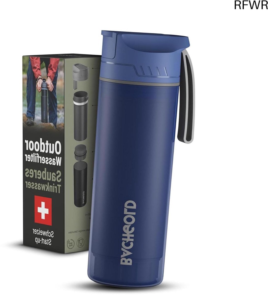 RFWR® Professionele Outdoor Waterfilter voor Schoon Drinkwater - 500 ml