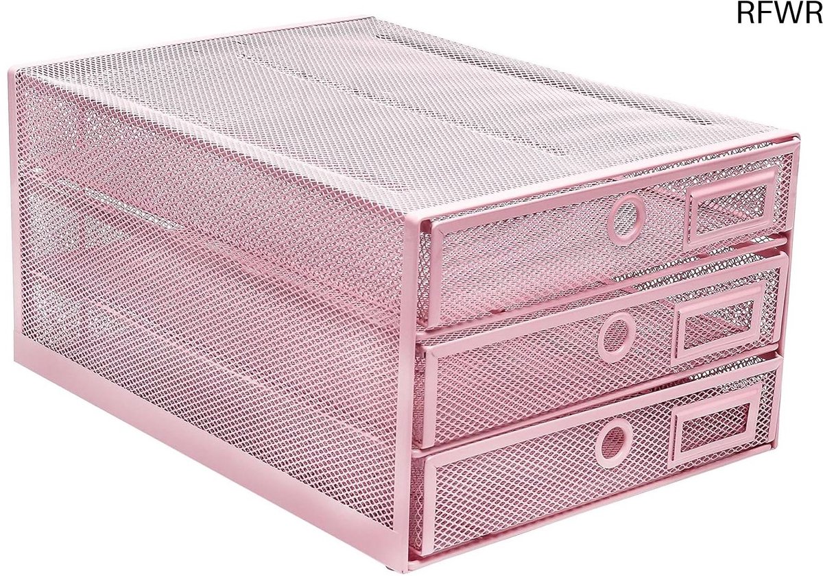 RFWR® Papiersorteerder 3 lades A4 - Multifunctionele Bureauorganisator voor Documenten en Tijdschriften