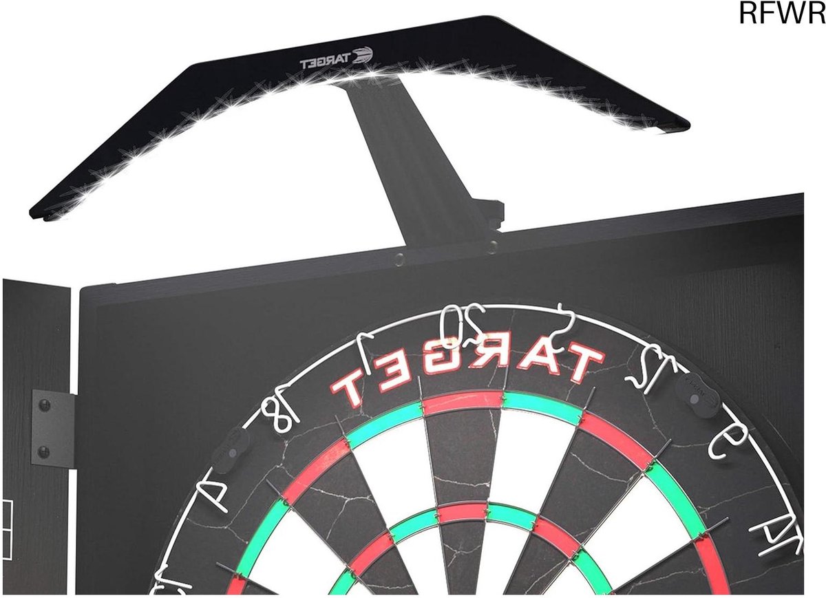RFWR® Dartbord LED Verlichting - Eenvoudig Te Bevestigen, Helder Licht voor Alle Dartborden - Comfortabele Montage
