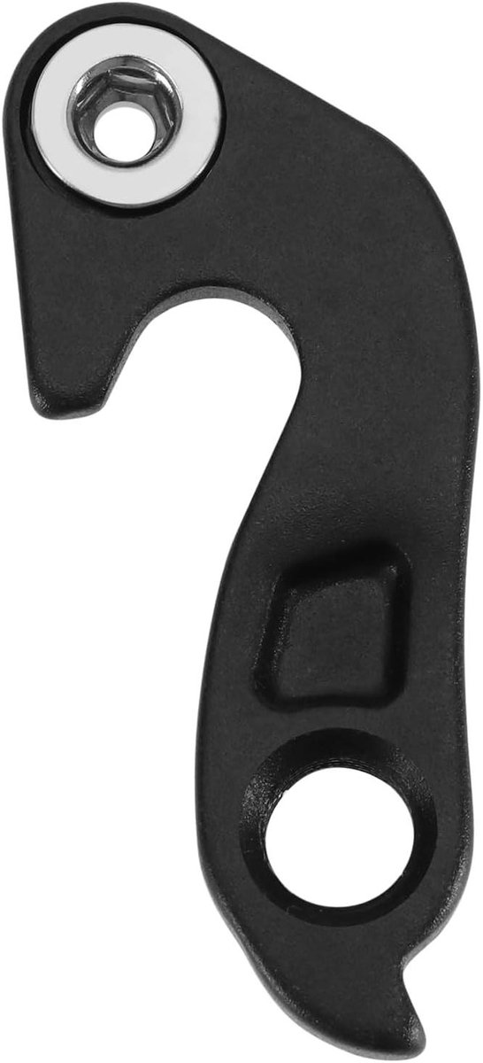 Allecto Plus - Achterderailleur haak voor fiets Aluminiumlegering | Compatibel met gespecialiseerde | Zwart met schroef