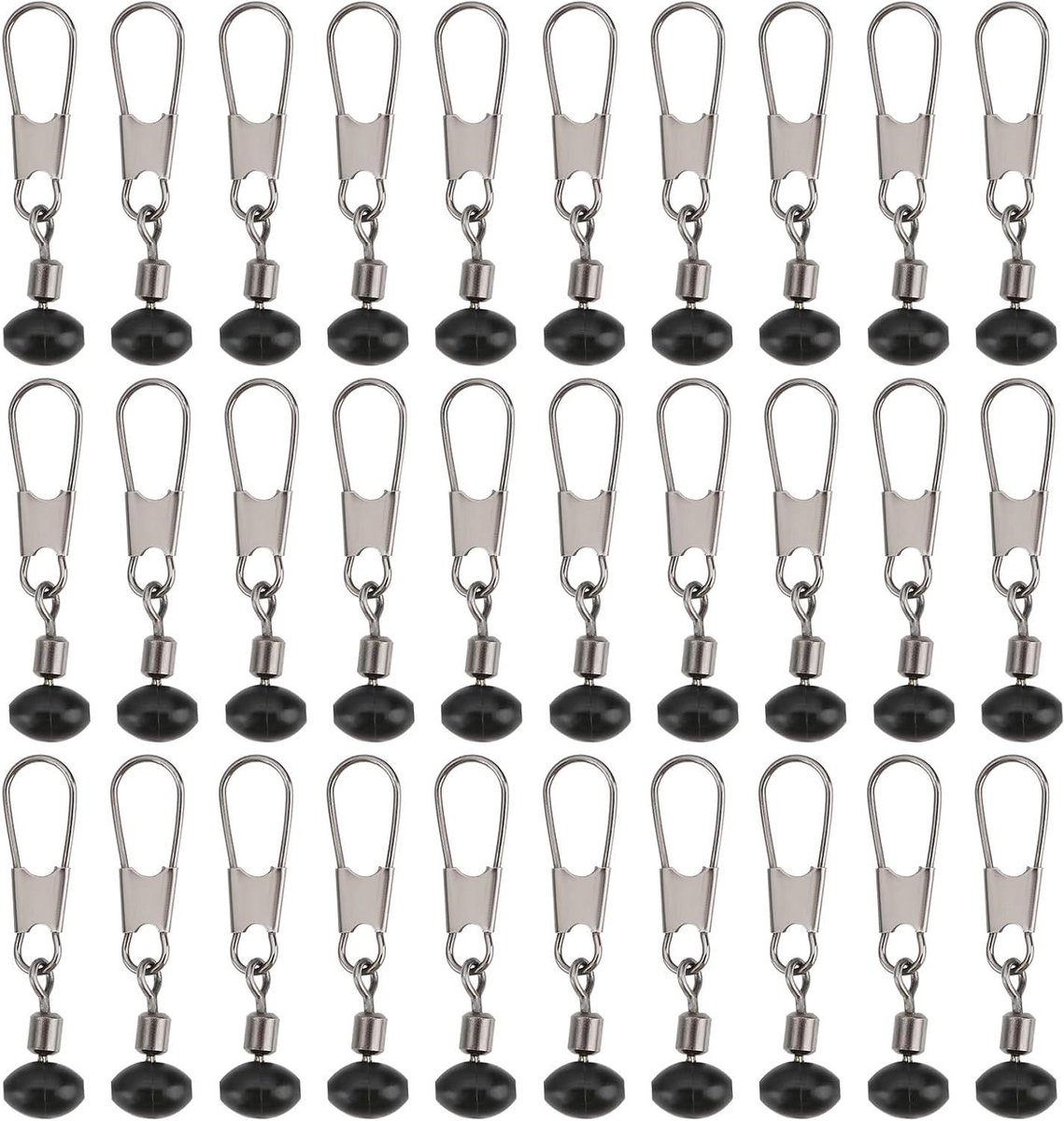 Allecto Plus - Vissen Bead Spinner Voor Vlotter en Aas Mand - Geschikt voor Waggler en Futterkorb - 30 Stuks - 30MM - 13KG - Visaccessoires