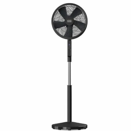 Staande ventilator zwart 40 cm 55W Black & Decker BXEFP51E huishoudventilator